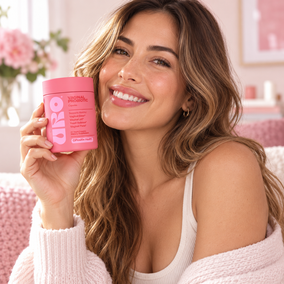 Uro Probioticos Vaginales 60 Caps: Equilibra tu flora vaginal y mejora tu bienestar íntimo.