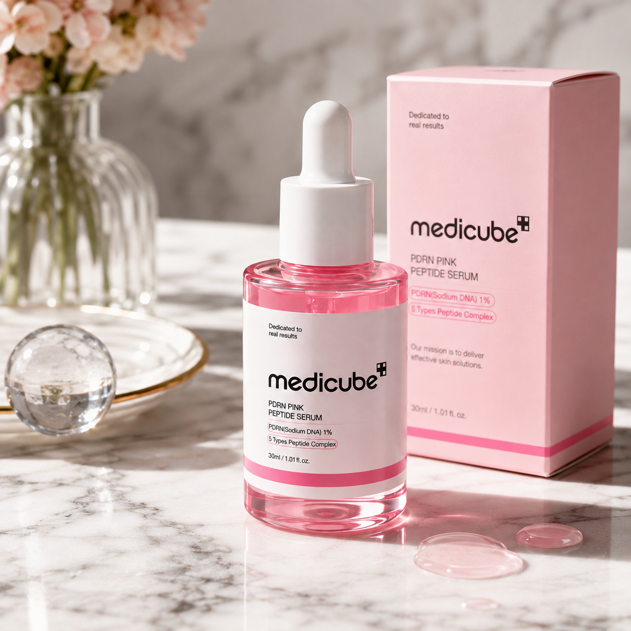 Medicube Pink Pdrn Peptide Serum 30ml