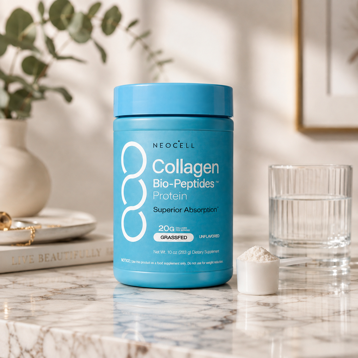 Collagen Neocell Bio Peptides: Piel más firme, radiante y saludable